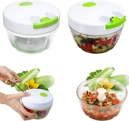 KA Easy Spin Cutter, Manual Food Chopper Multi Functional