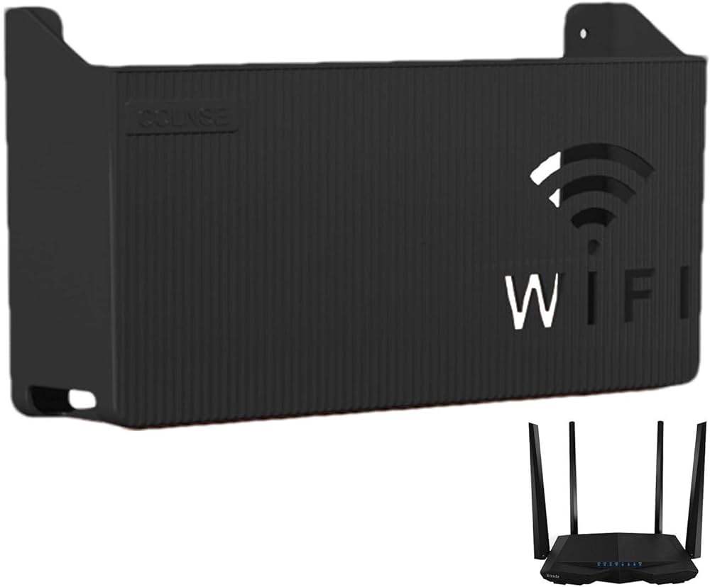 Metal WiFi Router Device Rack