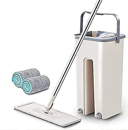 All-in-One Floor Care Solution 360° FlexiMop Head + 2 Eco-Friendly Cleaning Pads - Make Your Floors Gleam