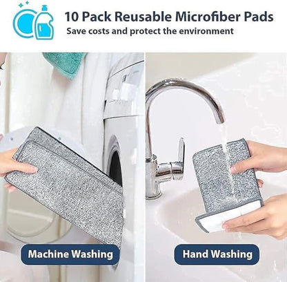 All-in-One Floor Care Solution 360° FlexiMop Head + 2 Eco-Friendly Cleaning Pads - Make Your Floors Gleam