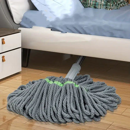 Easy-Wring Self-Twisting Mop - Hands-Free Washing, Rotating Design for Effortless Cleaning in Bedroom, Living Room, Bathroom