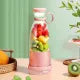 Mini Juicer Blender – USB Electric Smoothie Maker Bottle – 6 Blade, 380ml, for Travel, Gym & Kitchen – Mini Fruit Mixer