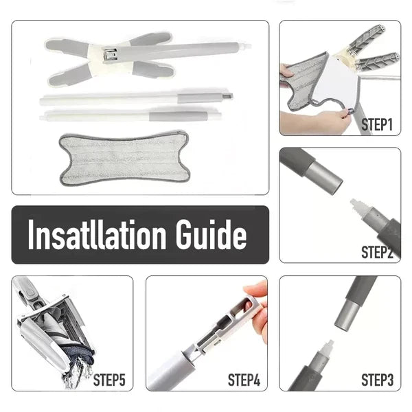 360° Twister X Mop Cleaning Mops Floor Mop Microfiber