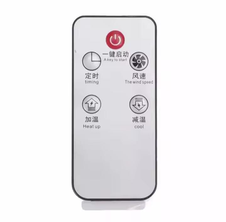 Portable Space Heater🔥🔥🔥 Electric Heater Heating for Room 3D Flame Mini Heating Fans Remote