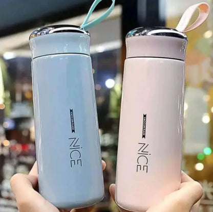 PRO FIT Glass Water Bottle With Silicon Sleeve (400Ml)