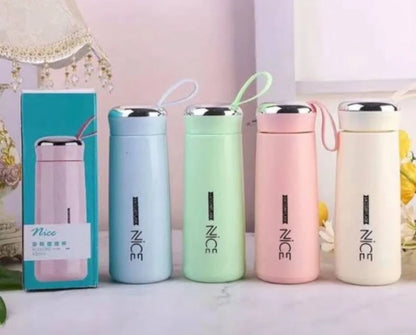 PRO FIT Glass Water Bottle With Silicon Sleeve (400Ml)