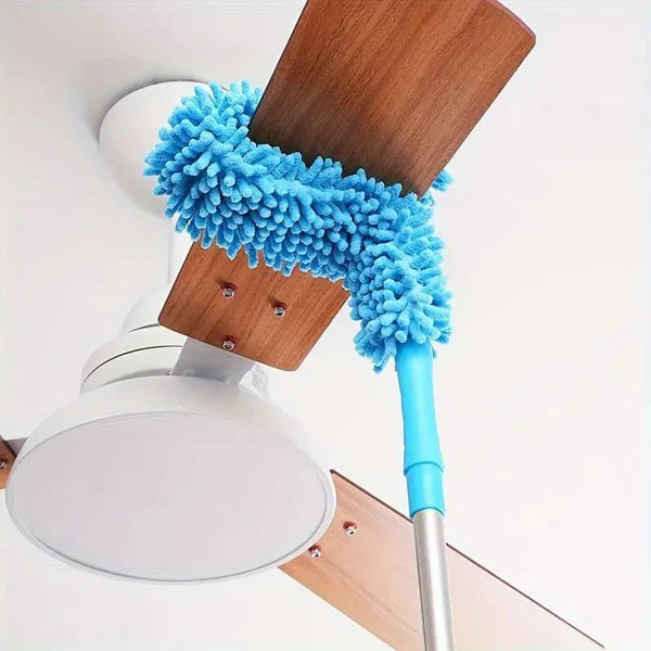 Micro Fiber Flexible Fan & Ceiling Duster with Long Handle