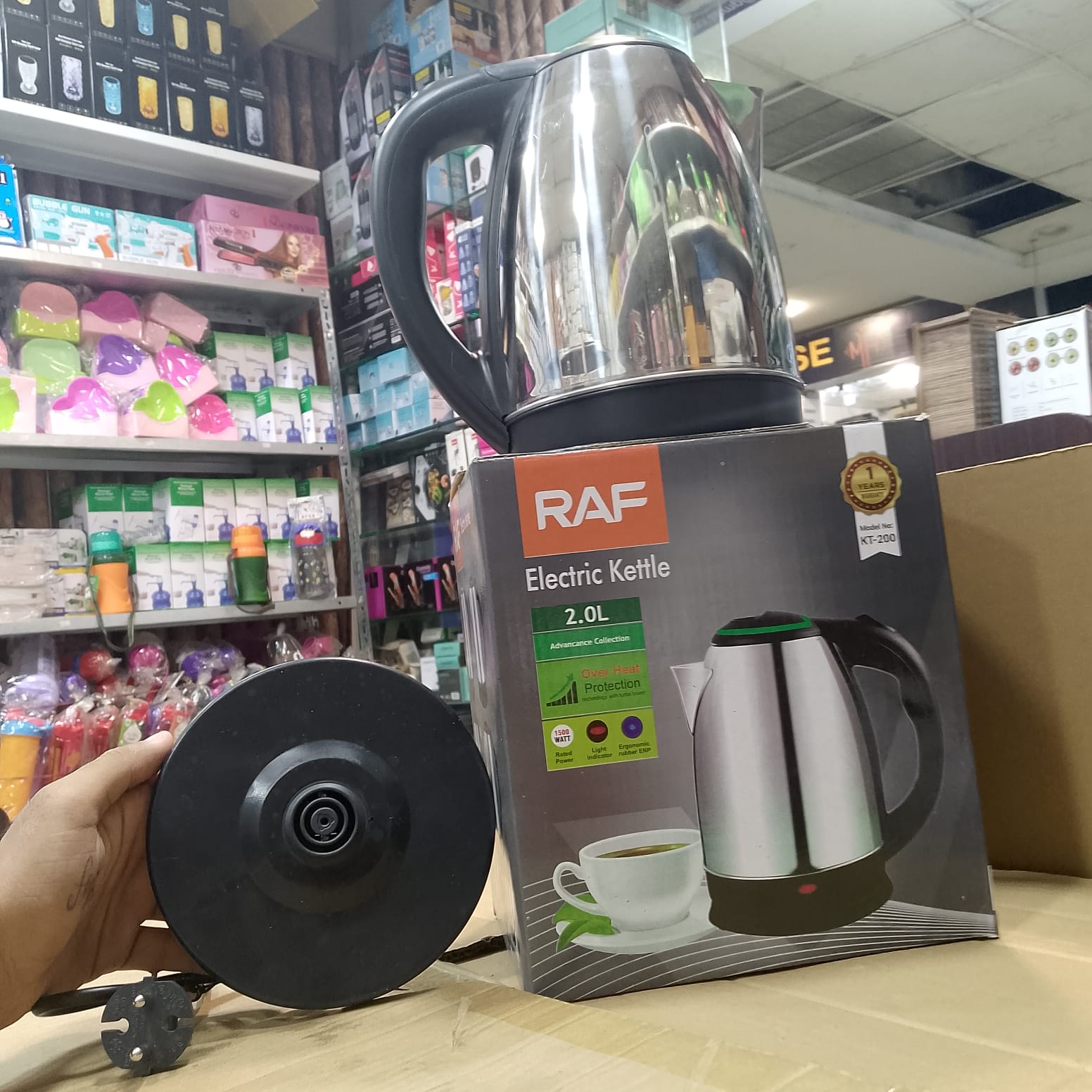 RAF Electric Cattle Kettle – Fast Boiling, Stainless Steel, Energy Efficient