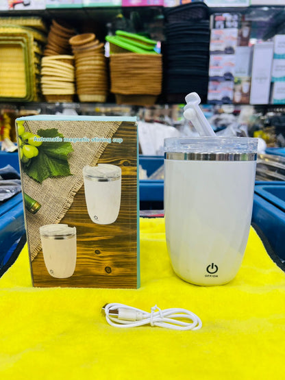 RECHARGING COFFEE BEATER MUG TOUCH PANEL & MAGNETIC BEATING