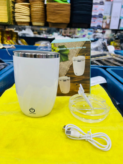 RECHARGING COFFEE BEATER MUG TOUCH PANEL & MAGNETIC BEATING