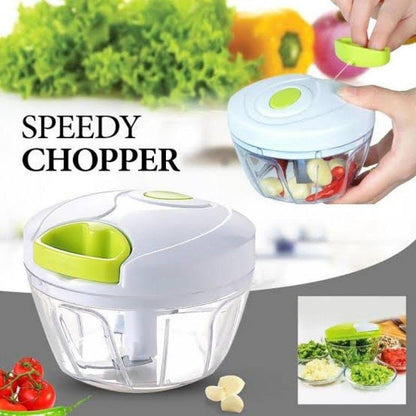 KA Easy Spin Cutter, Manual Food Chopper Multi Functional