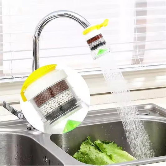 Multicolor Carbon Water Faucet, Clean Purifier Filter Cartridge Water Tap, Upgrade Universal Interface Faucet Filter