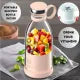 Mini Juicer Blender – USB Electric Smoothie Maker Bottle – 6 Blade, 380ml, for Travel, Gym & Kitchen – Mini Fruit Mixer