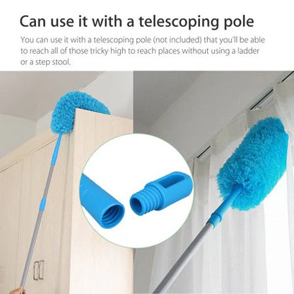 Micro Fiber Flexible Fan & Ceiling Duster with Long Handle