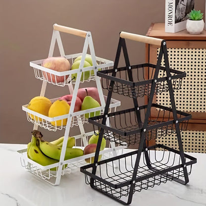 Metal 3 Layer Fruit Basket