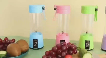 Portable Blender Mini Mixer Electric Juicer Machine Fresh Fruit Juice Blender Smoothie Maker Blender Cup Bottle A Travel Kitchen